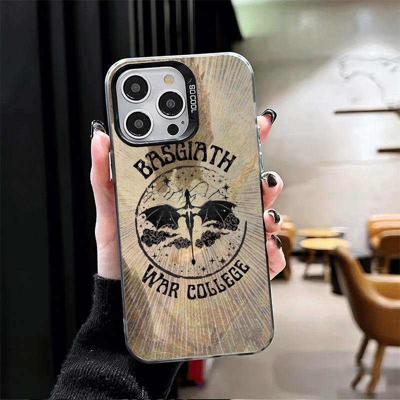 F-Fourth W-Wing Dragon Soft Phone Case for iPhone 15 16 17 Pro Max 17Air 16E 14 Plus 13 12 Mini Shockproof Cover Back Shell
