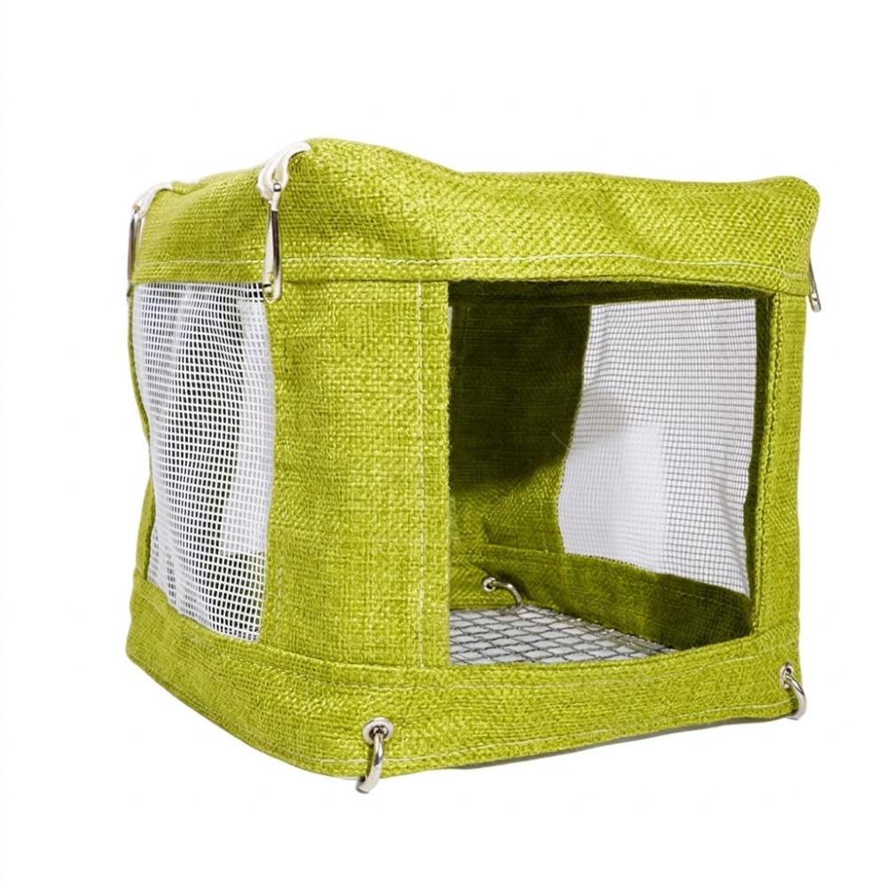 Breathable Mesh Bird Hanging Bed Bite Resistant Parrot House Multi-functional Bird Nest Sparrows