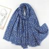 2024 Spring And Autumn Winter New Cotton And Hemp Long Thin Scarf Travel Versatile Sunscreen Warm Shawl For Women