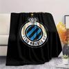 1PC Club Brugge Kv Crest Custom Name Patterned Flannel Blanket Suitable For All Seasons For Home Decor Warmth And Comfort Gifts Holiday Present