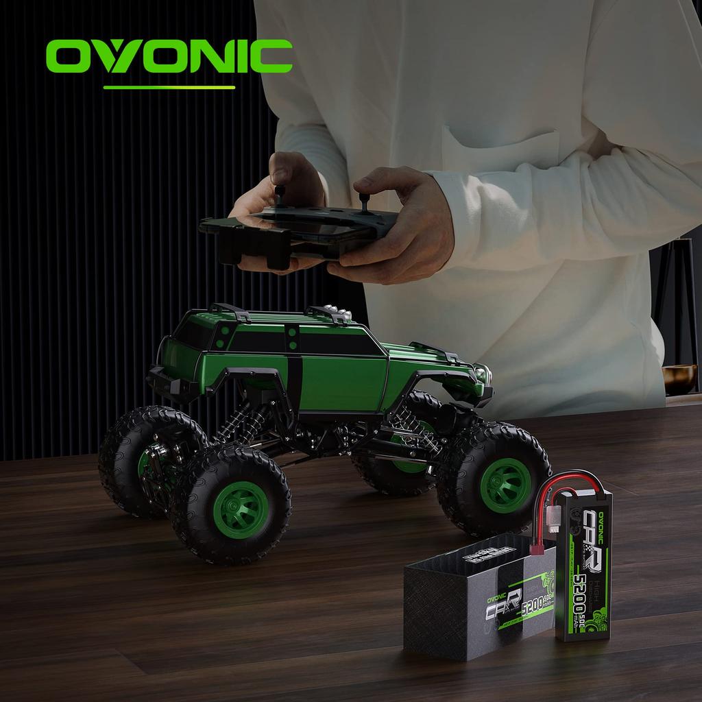 Аккумулятор OVONIC 7.4V LiPo 5200mAh 2S 50C литий-полимерный с разъемом Deans T для различных радиоуправляемых автомобилей, CE, MSDS, UN38.3, RoHS, ISO9001, ISO14001 (Набор из