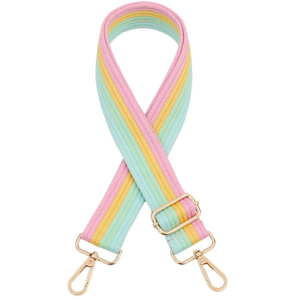 Удлиненный ремень для замены плечевой сумки Стильный и прочный волоконный ремень-слинг Многоцветный ремень для сумки Легкий для девочек