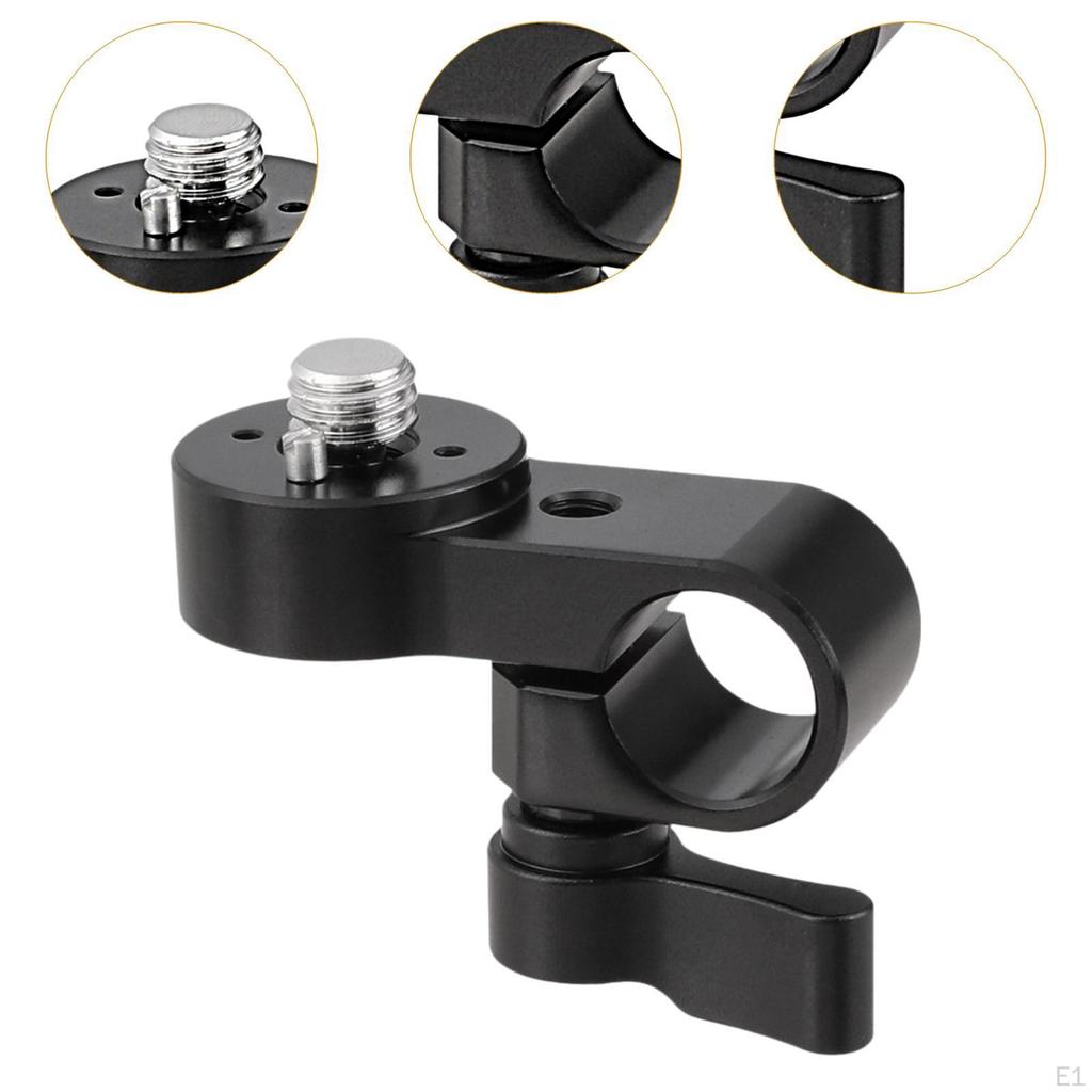15 мм зажим для трубки с одним отверстием и резьбой 3/8 Студийные аксессуары Премиум-зажим для фотосъемки