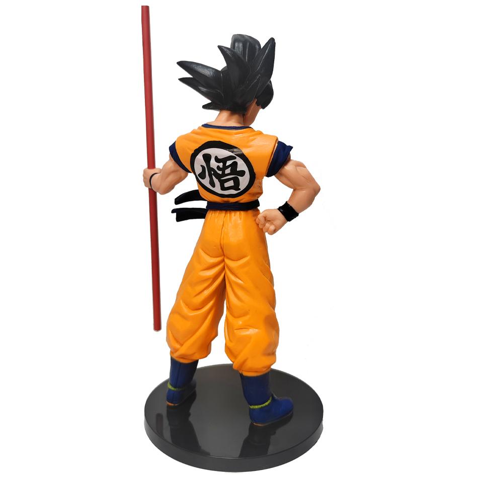 Dragon Ball Goku Super Saiyan Anime Model 22cm Goku Action Model Model Gifts for Kids Action Figure Toy Car Desk Decoration Premium Quality