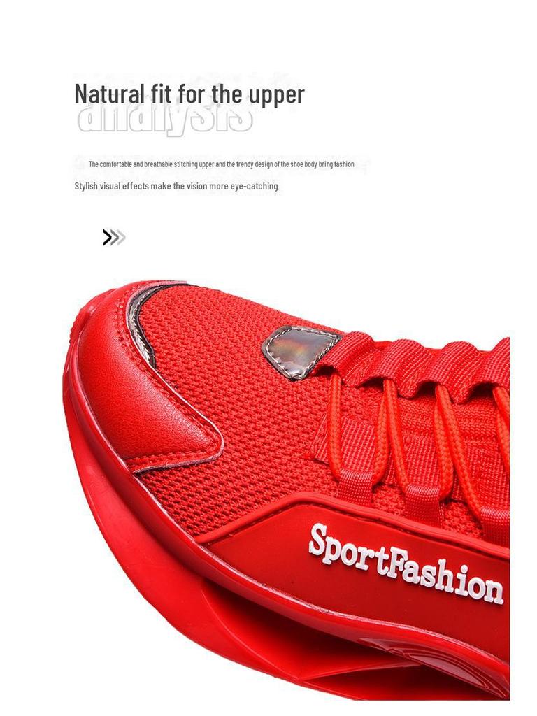 Men's Shock-Absorbing Blade Sneakers - Breathable Running Shoes for Spring & Autumn
