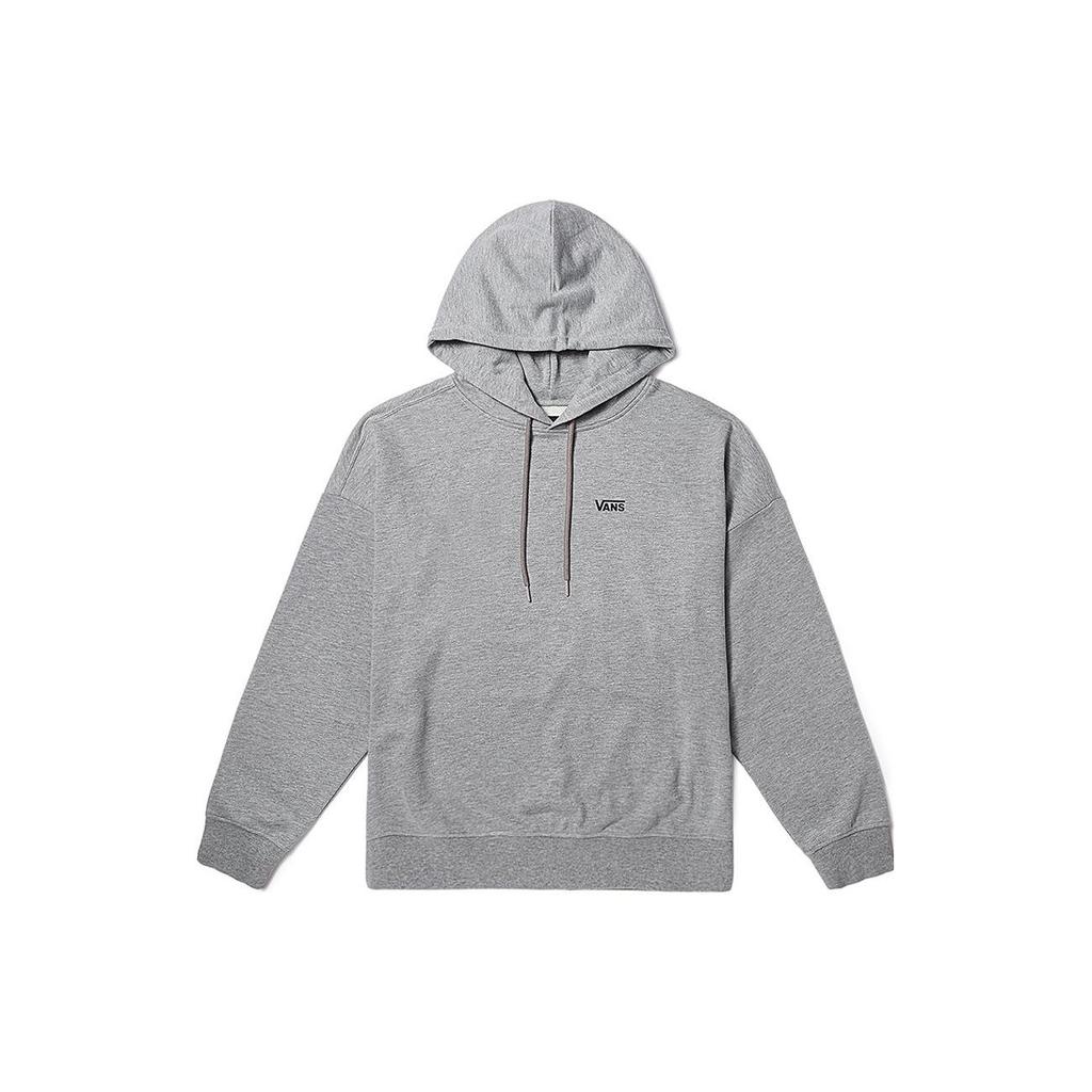 Vans Letter Print Loose Hoodie Unisex Hoodies Gray VN000H0THTG