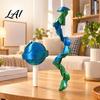 Flexible Stress Relief Toy Telescopic Lollipop Printed Retractable 3D Fidget Toy Snake Shape Interactive Play Sensory for Relief Creative