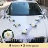 Car Wedding Arrangement Artificial Flower Car Headflower Wedding Car Flower Wedding Supplies