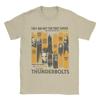 Футболка Thunderbolts Мужская 100% Хлопок Смешные Футболки Круглый Вырез Футболки с Коротким Рукавом Одежда Идея для Подарка
