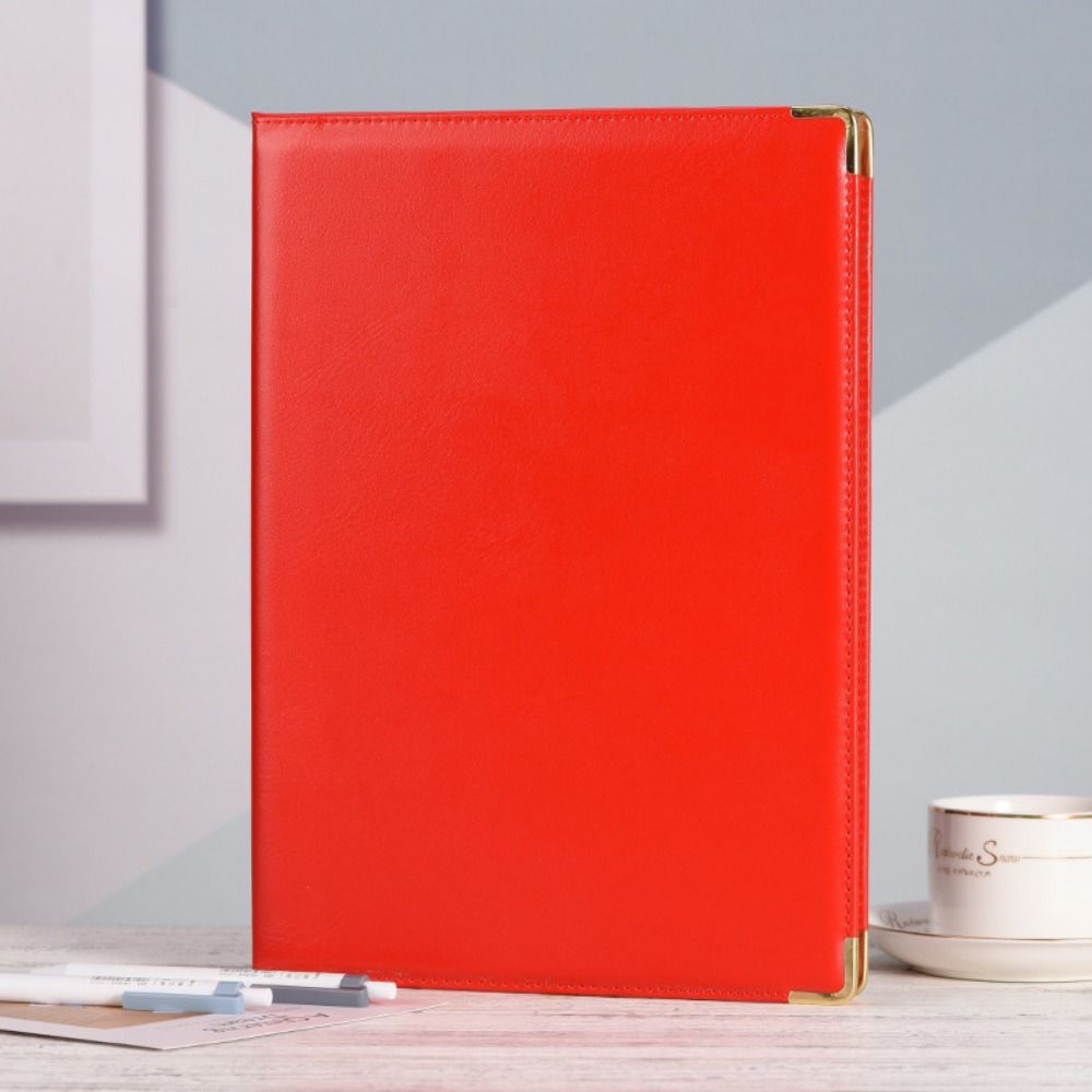 PU Leather Certificate Diploma Cover Protective Paper Document Holder Contract Book  Business