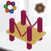 3MM 216PCS DIY Magnetic Balls  Magic Magnet Cube Buckyballs Children Kids Playing  Brain Storming Games Puzzle Building Tabletop Toys