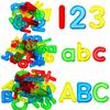 Прозрачные буквы алфавита и цифры Детские обучающие счету и правописанию Дошкольное обучение Сенсорные Монтессори игрушки
