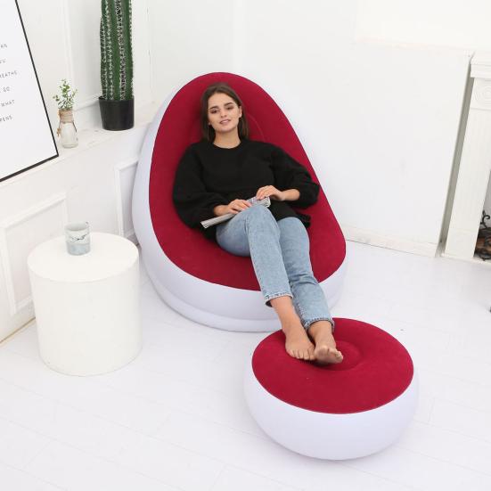 1 комплект надувной диван износостойкий водонепроницаемый ПВХ обеденный перерыв диван для отдыха комплект для дома