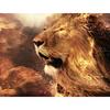 Diy Алмазная картина Животное Лев Вышивка крестом Краска с бриллиантами Полная дрель Мозаика Картинки