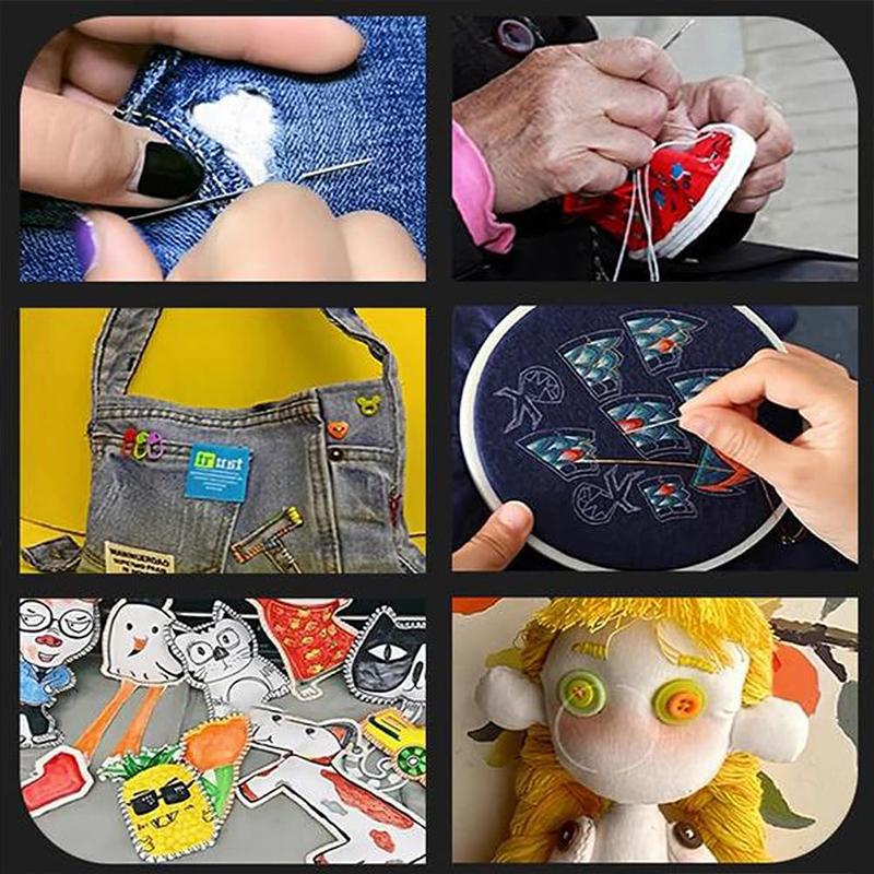 Набор швейных инструментов 36 шт., Иглы Нитки Инструменты для ручного ремонта, Многоцелевой набор игл и ниток, Подарочный швейный набор для женщин