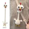 Long Neck Evil Sausage Dog & Chihuahua Plush Keychain Pendant Cute Stuffed Animal Doll for Machine Gift