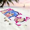 l-lucky anime s-stear Towel Large Quick-Drying Microfiber soft Beach Towel for Travel Fitness Sauna Bathing Camping