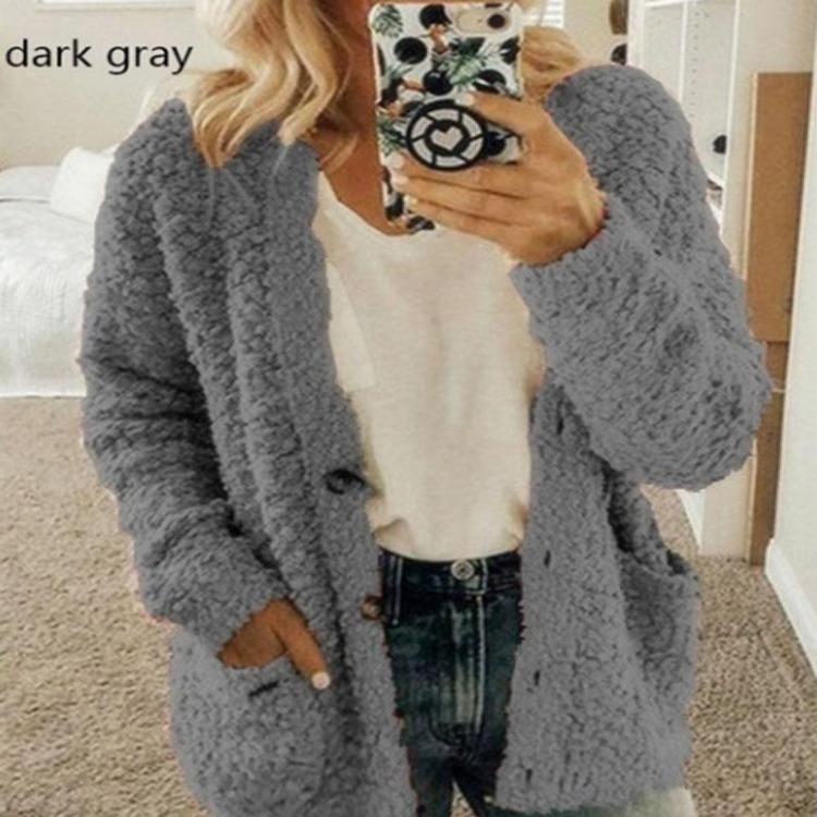 Women's Soft Cotton Cardigan Sweater Winter Fashion Casual Loose Long Sleeve Button Coat Large Size 5XL Top Solid Color