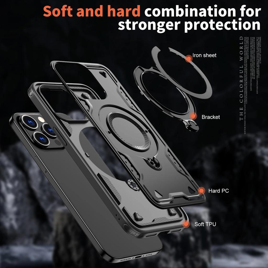Вращающийся магнитный держатель-кольцо Чехол для Iphone 17 Pro Max Air Iphone17 16 15 для Iphone 14 Pro Max Plus 13 12