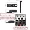 6PCS Double Locking Systyem Locked Saddles For Floyd Rose Guitar Tremolo
