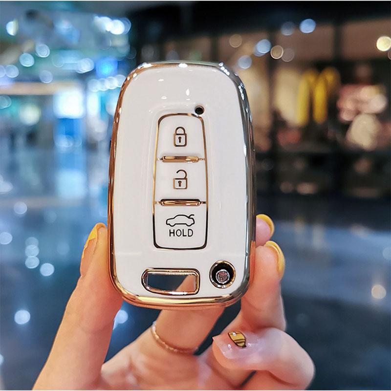 Чехол для смарт-ключа, брелок 3 4 кнопки для Hyundai IX35 Elantra Sonata 8 9 для Kia Sportage K5 K2 Sorento Optima Forte 2011-2016