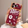 Бренд газированных напитков Dr Pepper Наклейка-обертка Для IPhone17 Pro/17pro Max Наклейка на телефон Кожаная пленка-защита задней панели Полное покрытие