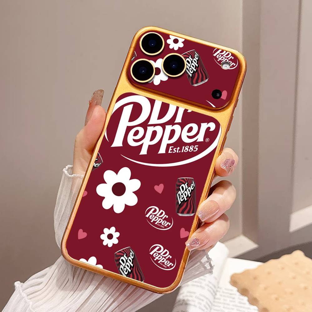 Бренд газированных напитков Dr Pepper Наклейка-обертка Для IPhone17 Pro/17pro Max Наклейка на телефон Кожаная пленка-защита задней панели Полное покрытие