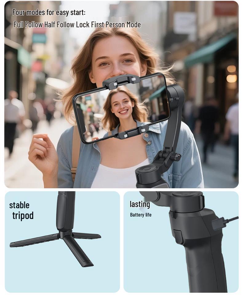 F11 LITE Складной трехосевой стабилизатор с отслеживанием лица на основе ИИ