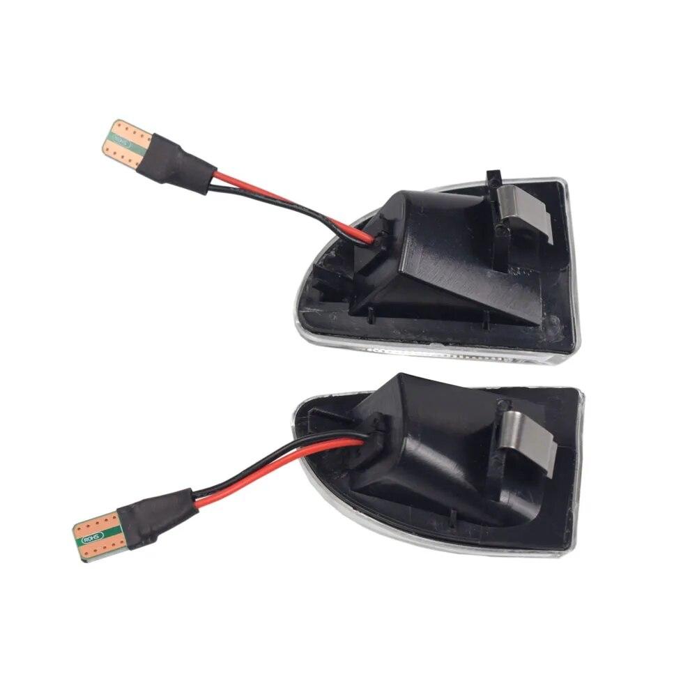 2 шт. дымчатые линзы, янтарный светодиодный динамический боковой габаритный фонарь, указатели поворота для Smart Fortwo 451 MK1 и MKII 2007-2015