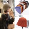 Women's Autumn and Winter Solid Color Knitted Hat Warm Hat Simple and Cute Fisherman Hat