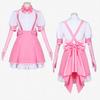 Очаровательный розовый костюм для косплея для женщин, смесь полиэстера, волшебный набор