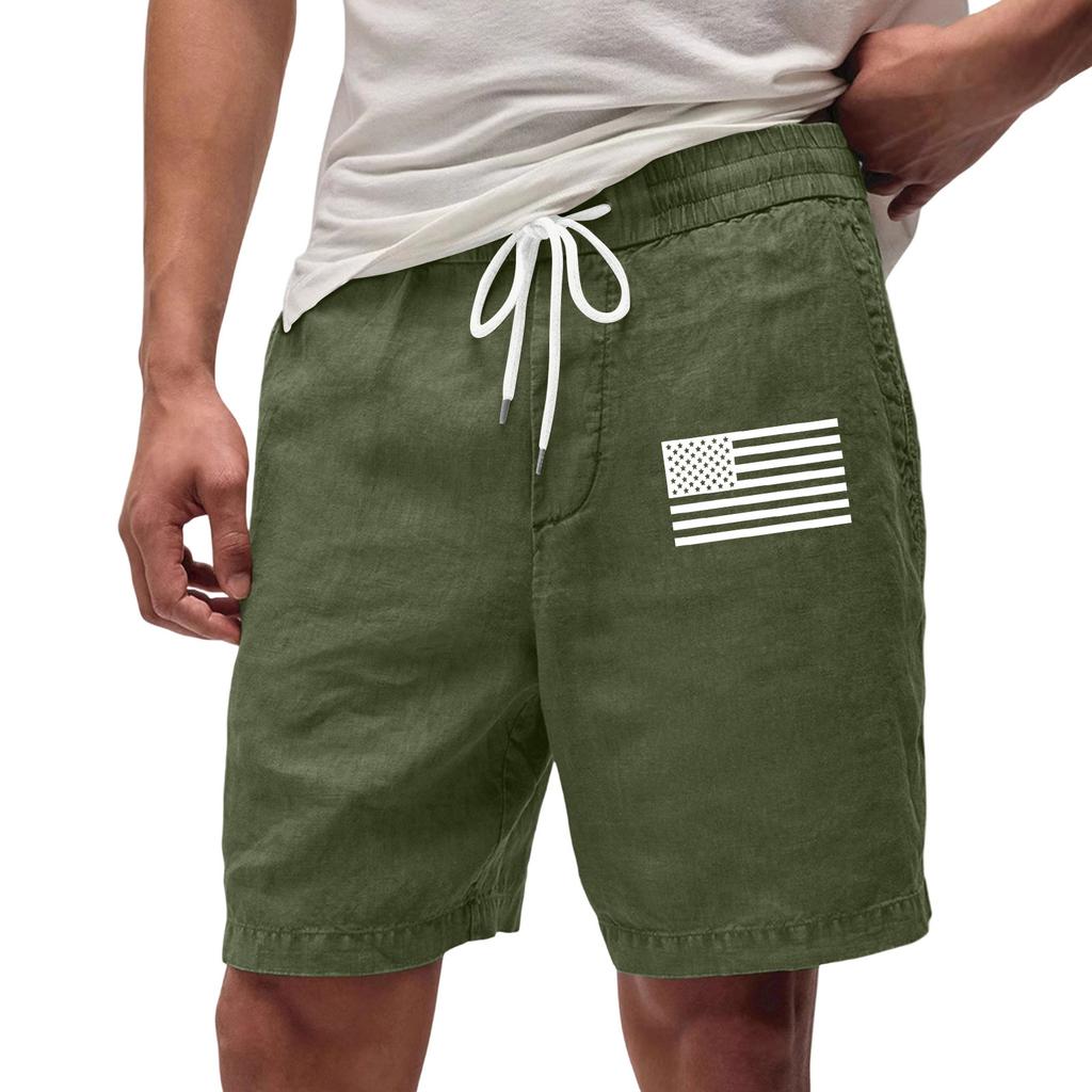 Мужские рабочие шорты с несколькими карманами, эластичный пояс, свободный хлопок, легкие повседневные рабочие шорты для отдыха на открытом воздухе