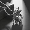 Винтажный римский спартанский воин Маска Шлем Подвеска Ожерелье Мужские Панк Байкер Рок Вечеринка Украшения