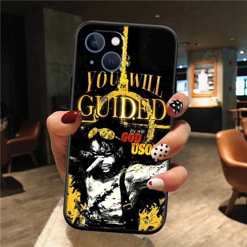 TR26 One Piece GOD Usopp Case for Samsung Galaxy A11 A12 A13 A15 A52S A53 A55 A56 A70 A71 A72 A73 F06 F16 F56 S10 Plus S10e