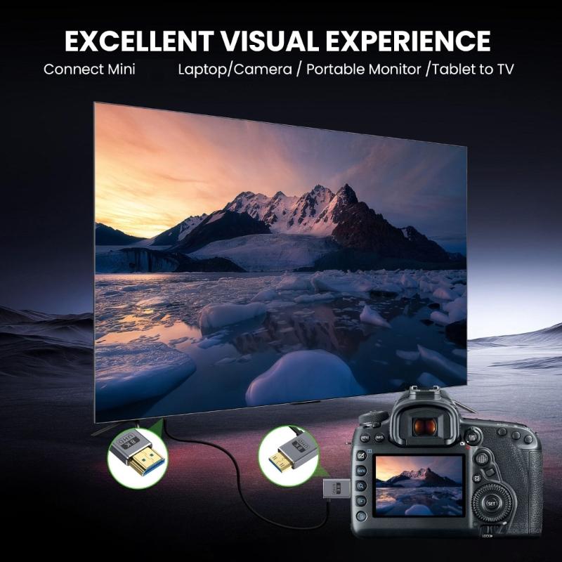 30/60/120 см Тонкий HDTV 2.1 Видеокабель Шнур 8K@60Hz Маленький к HDTV Коаксиальный провод Широкая совместимость