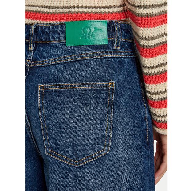 Джинсы United Colors Of Benetton 45F8DE01Z синий Wide Leg