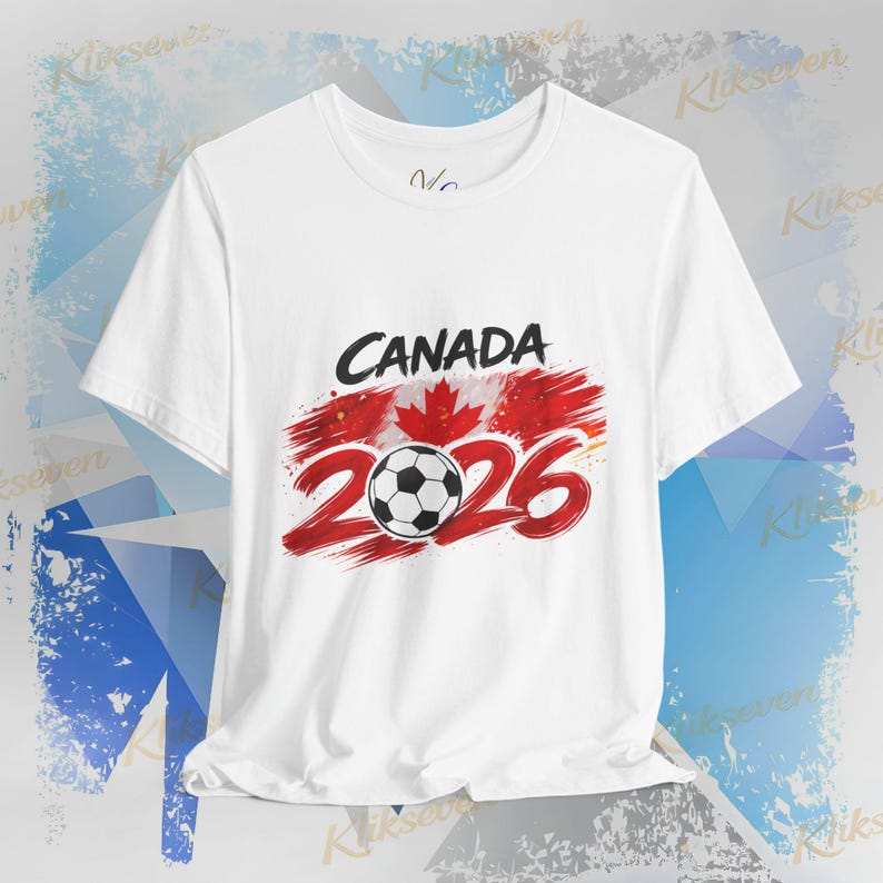2026 Canada Soccer T-Shirt, World Soccer Tournament Fan T Shirt.