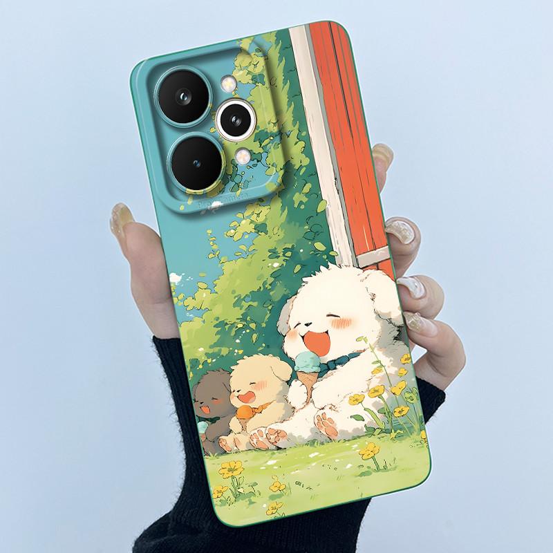 Чехлы Для Realme 15 Pro 5G Модный Минимализм Цветочный Чехол Для Телефона Ударопрочная Защита Мягкий Чехол Для Realme 15 15Pro 5G