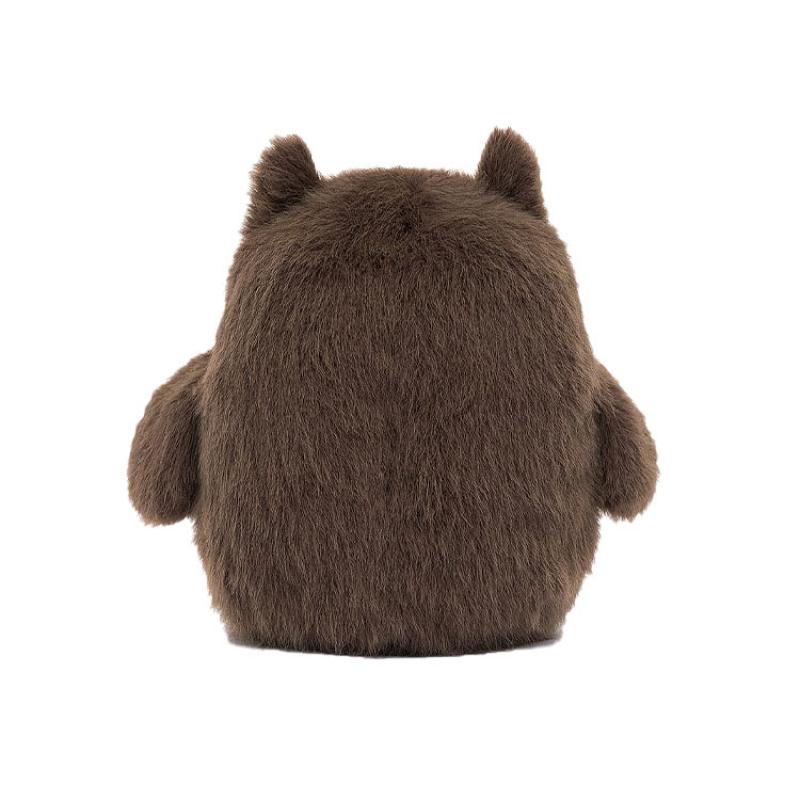 JELLYCAT Серия Птицы Коричневая Сова Милая Кукла Плюшевая Кукла Высота 11 см