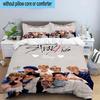 3PCS K-pop Stars In Urban Vibes 3pcs Bedding,Including 3PCS Duvet Cover And 2pcs Pillowcases Perfect for Christmas,Ideal for Bedroom, Dormitory