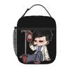 1 Piece Portable Lunch Container grunge creepy monster  Zipper Closure Durable Pocket Ghoul For Lunch Box Bag