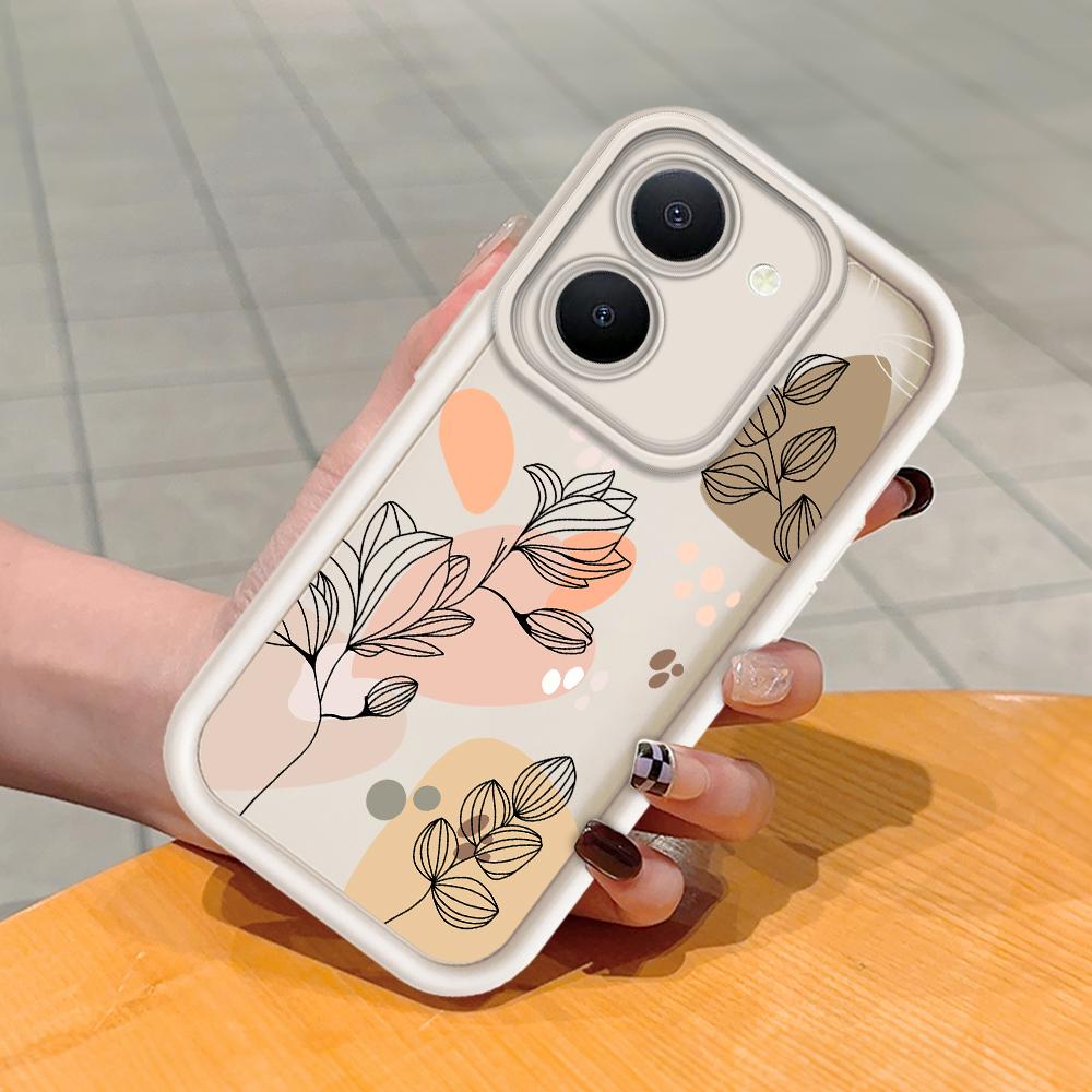 Мягкий силиконовый квадратный чехол с рисунком лестницы для телефона, полное покрытие, противоударный защитный резиновый чехол для камеры для Vivo