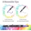 Corslet 36 Water Based Dual Tip Brush Pens: 1-2Mm & 0.4Mm Tips With Carrying Case For Art, Calligraphy And Sketching
