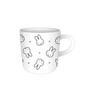 Marimo Craft Miffy Basic Series Openwork X H95mm Mug, All-Over Print, Approx. 80 (DBM-2706)