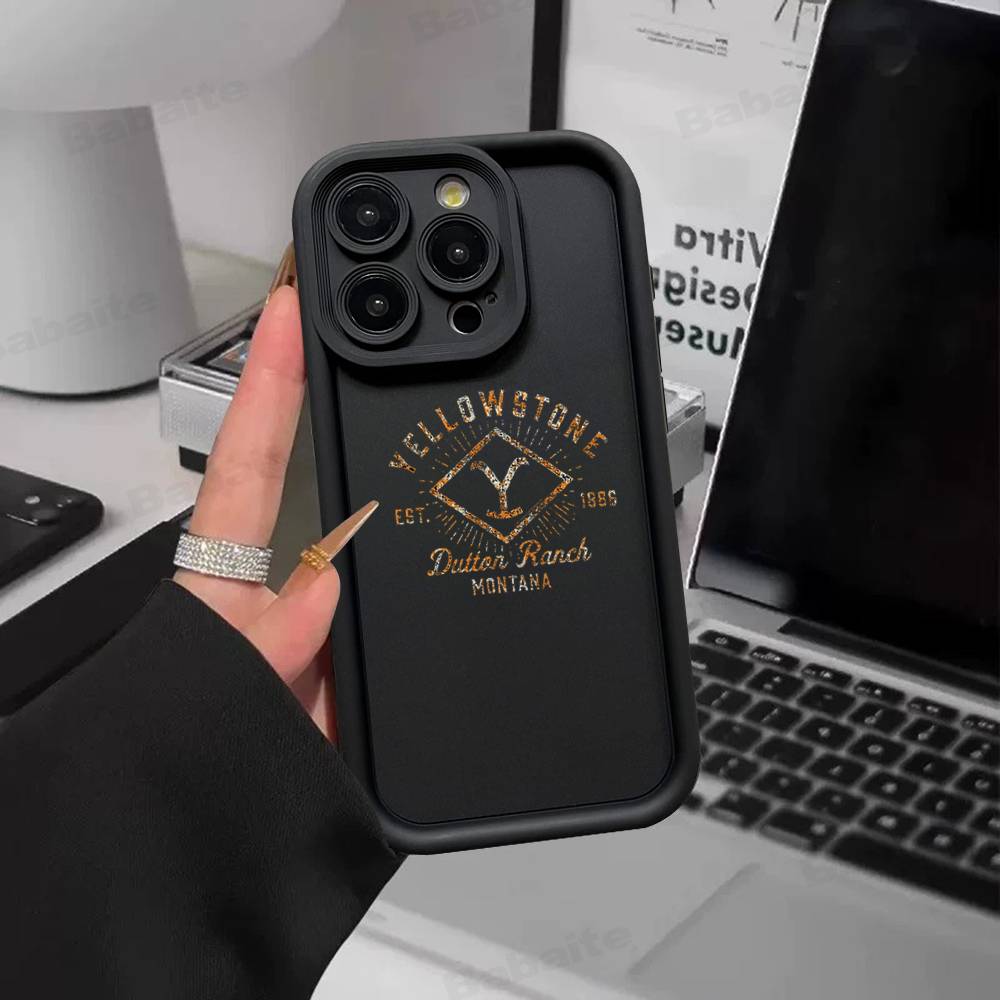 Y-Yellowstone Logo Phone Case For IPhone 17 16 E 15 14 13 12 11 Pro Max Plus Back Cover