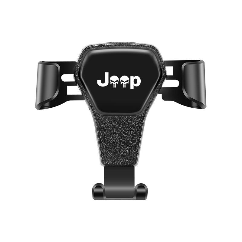 For Jeep Gravity Car Phone Holder Air Vent GPS Stand Accessories For Jeep Wrangler Grand Cherokee Compass Gladiator Avenger W