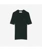 LACOSTE Women'S Ribbed Merino Wool Short Sleeve Sweater Af4146-55N Yzp
