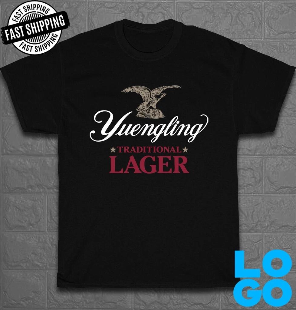 New Tee Yuengling Lager Logo Men's Funny T-Shirt Made In USA Size S to 5XL