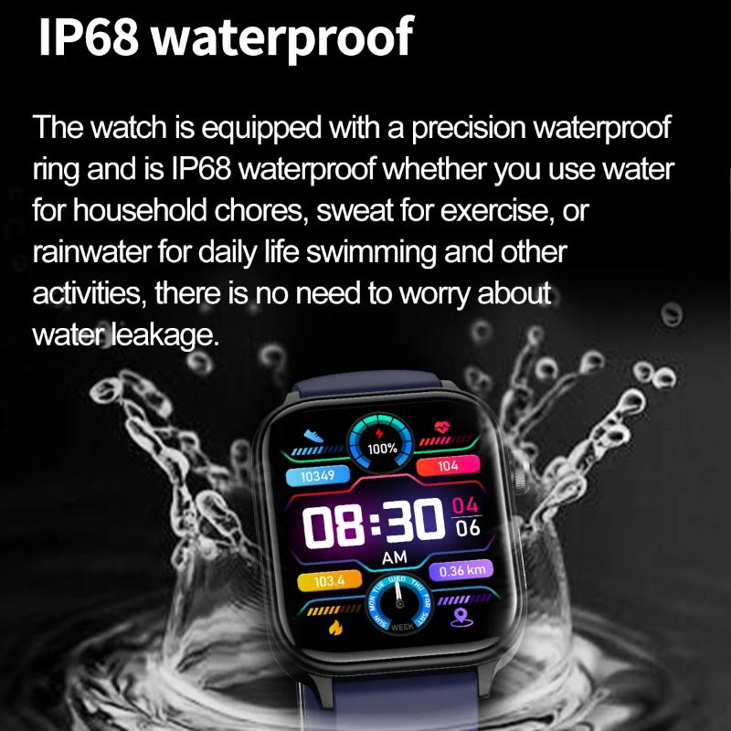 2025 Новые умные часы для здоровья с ИИ-диагностикой для женщин, функция ЭКГ и ВСР, артериальное давление, мочевая кислота, липиды, BT-звонок, умные часы для женщин