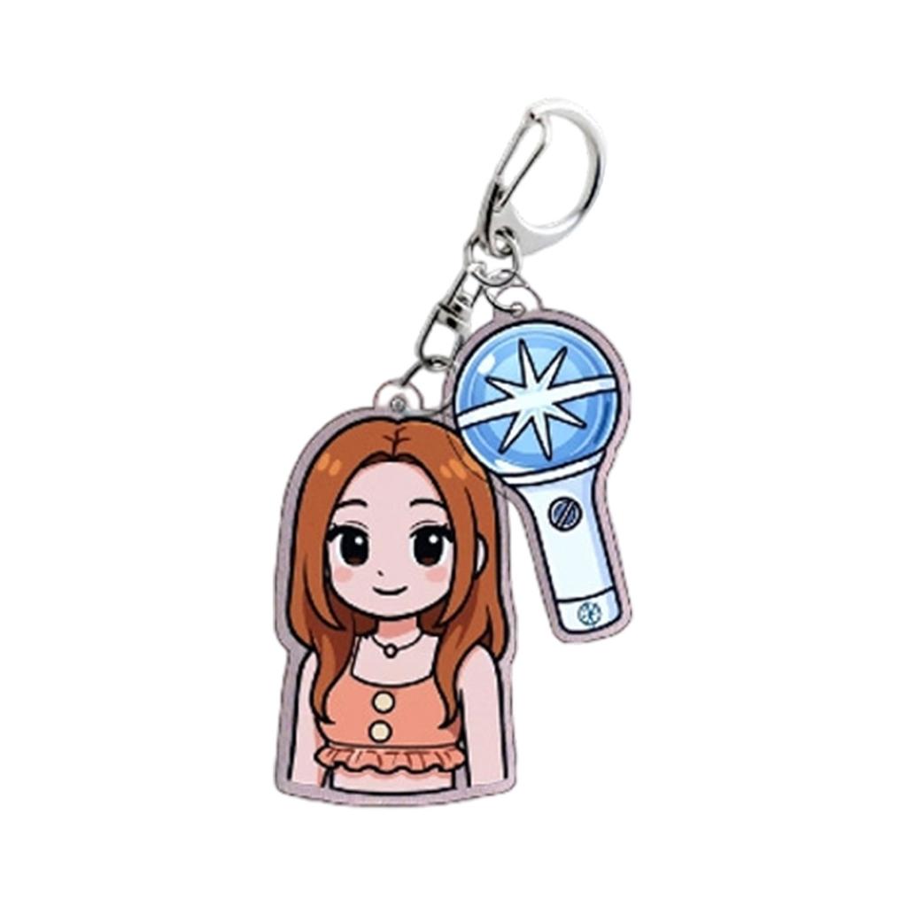 Акриловый брелок для девочек, новая подвеска для сумки, аксессуары, ювелирные изделия